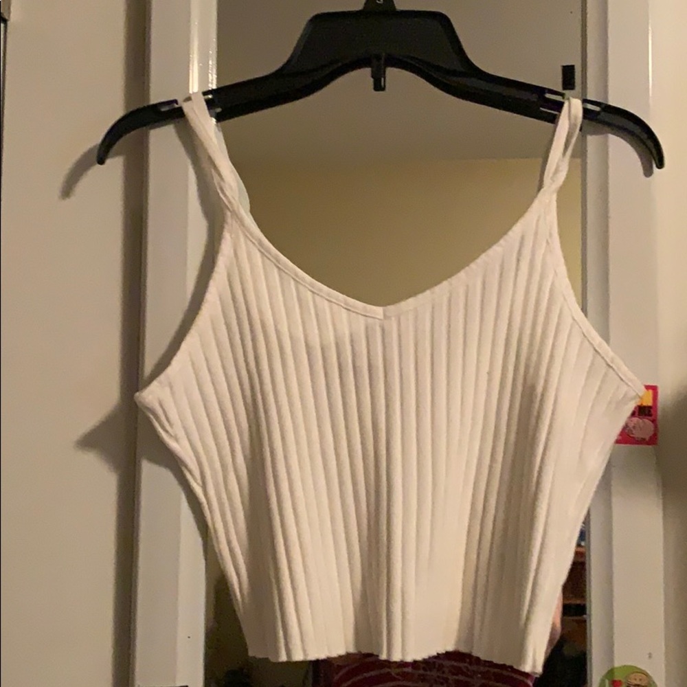 Charlotte Russe  ribbed crop cami